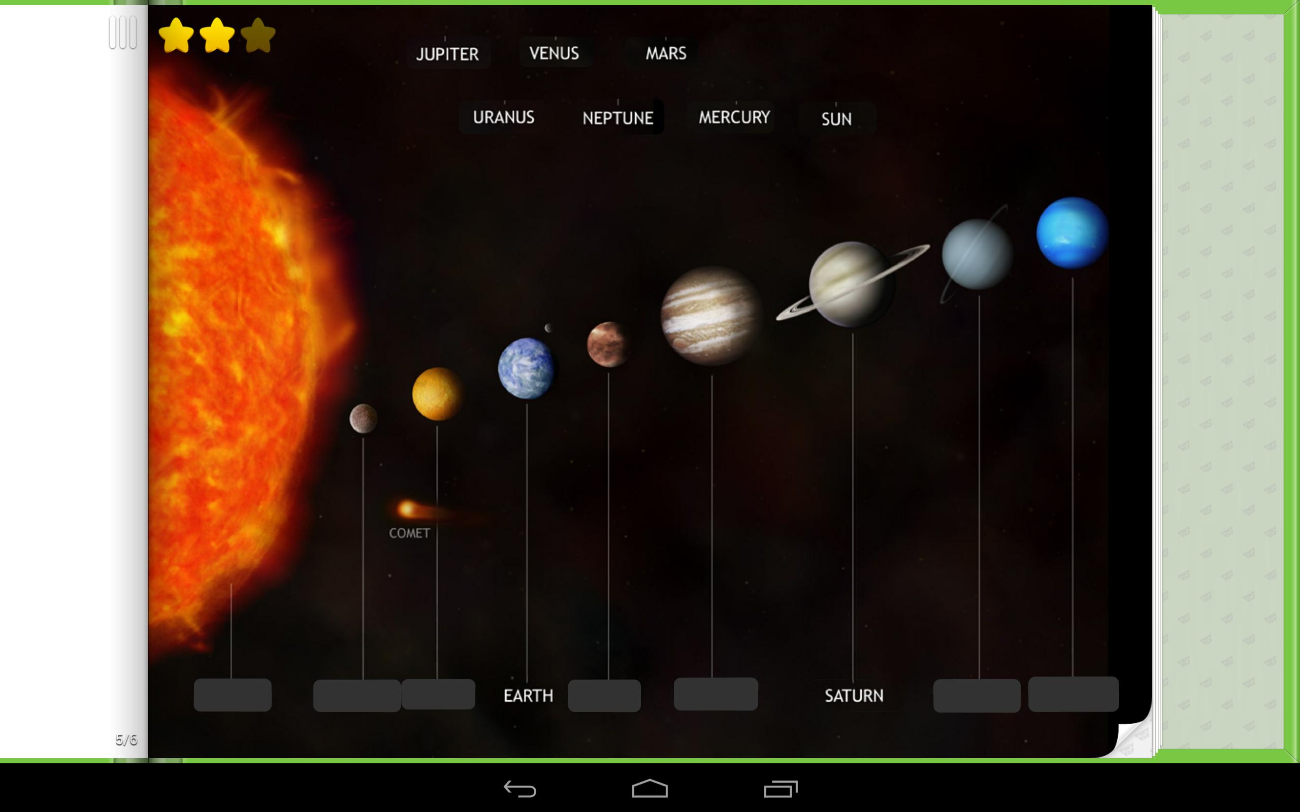 Solar Memory Game