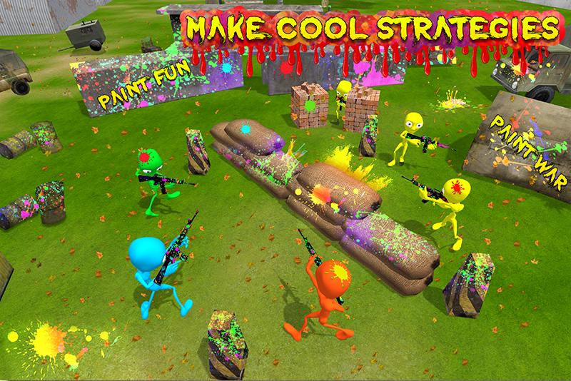 Alien Paintball Shooting Arena Battle