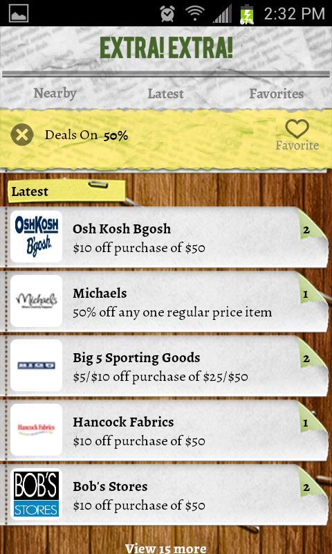 Extra Extra Deals and Coupons