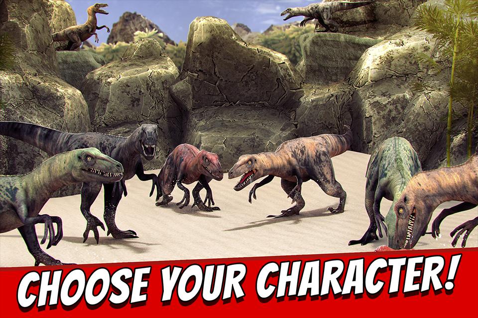Jurassic Dino Park World Race