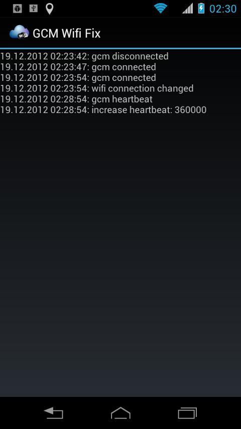 GCM Wifi Fix