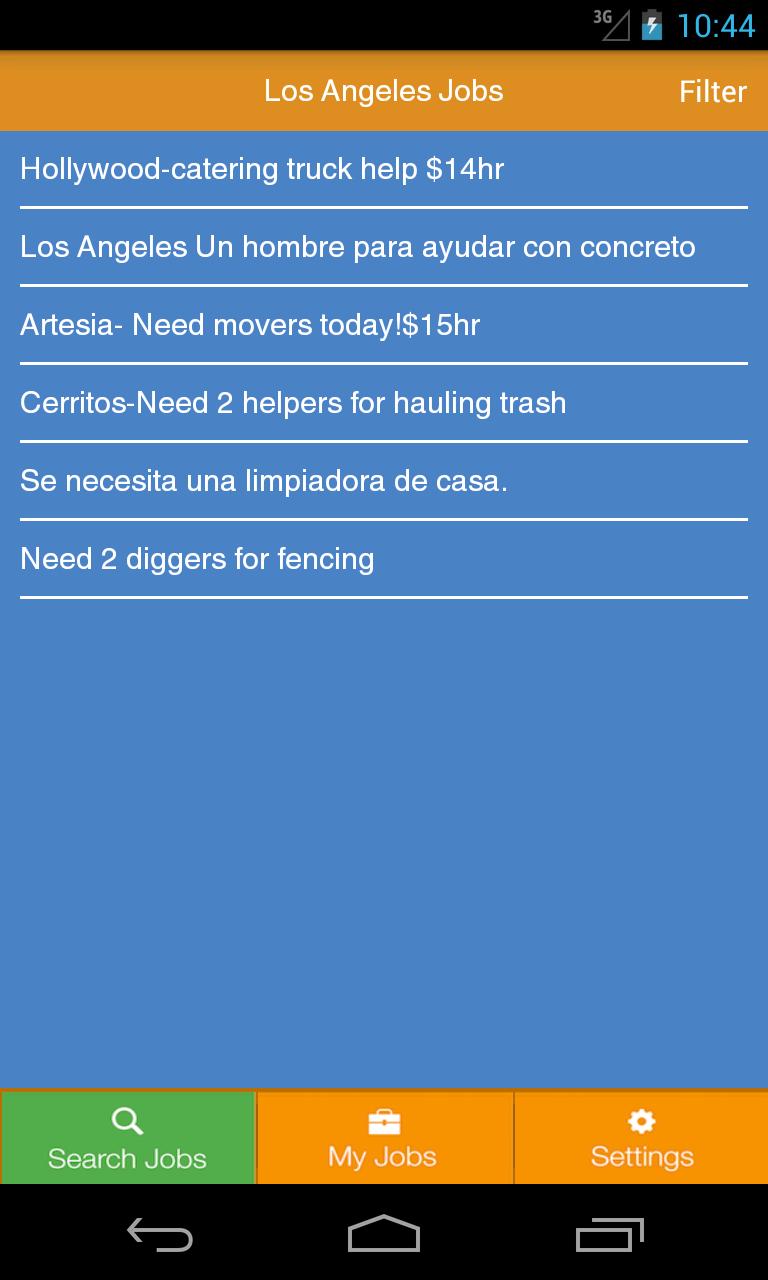 DAY JOBS APP