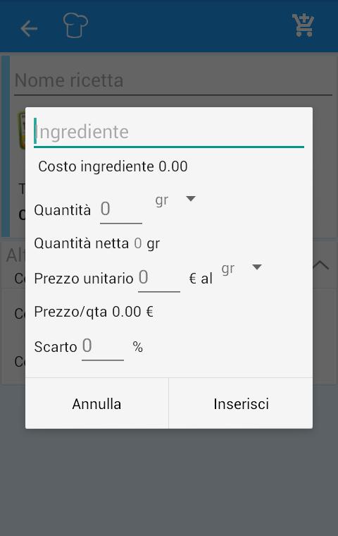 Recipe Cost