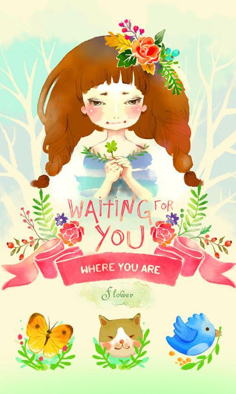 Waiting GO Launcher Theme