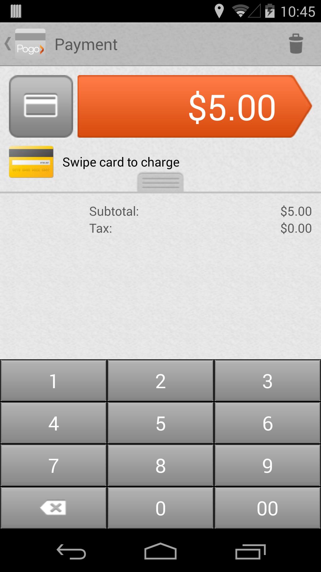 Pogo> Payment