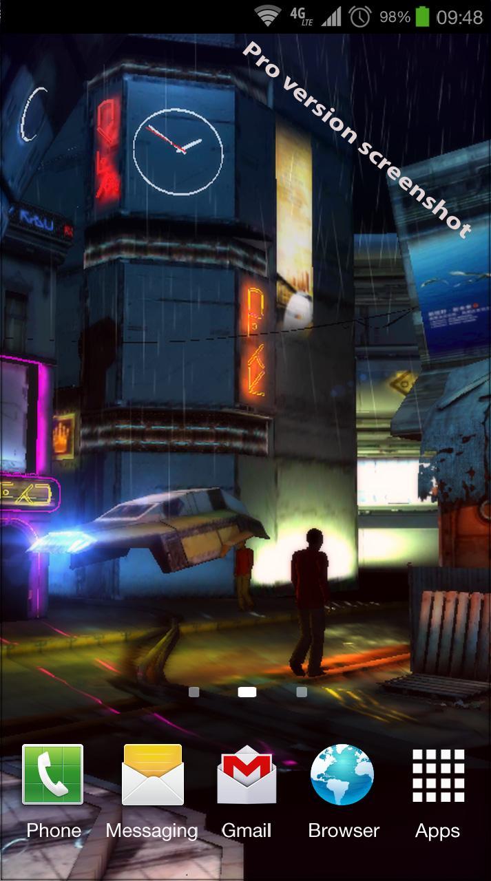 Futuristic City 3D Free lwp