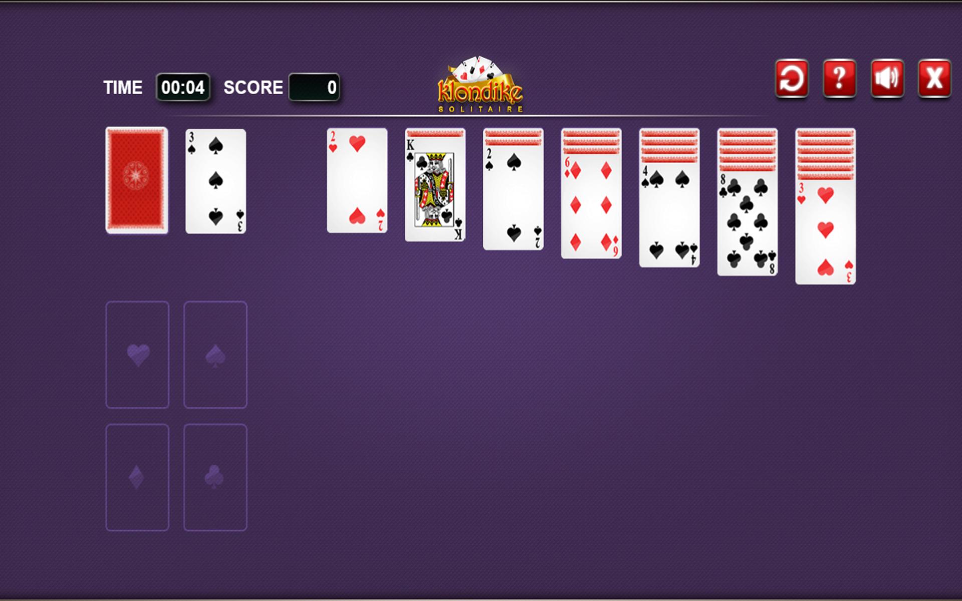 Solitaire Klondike card