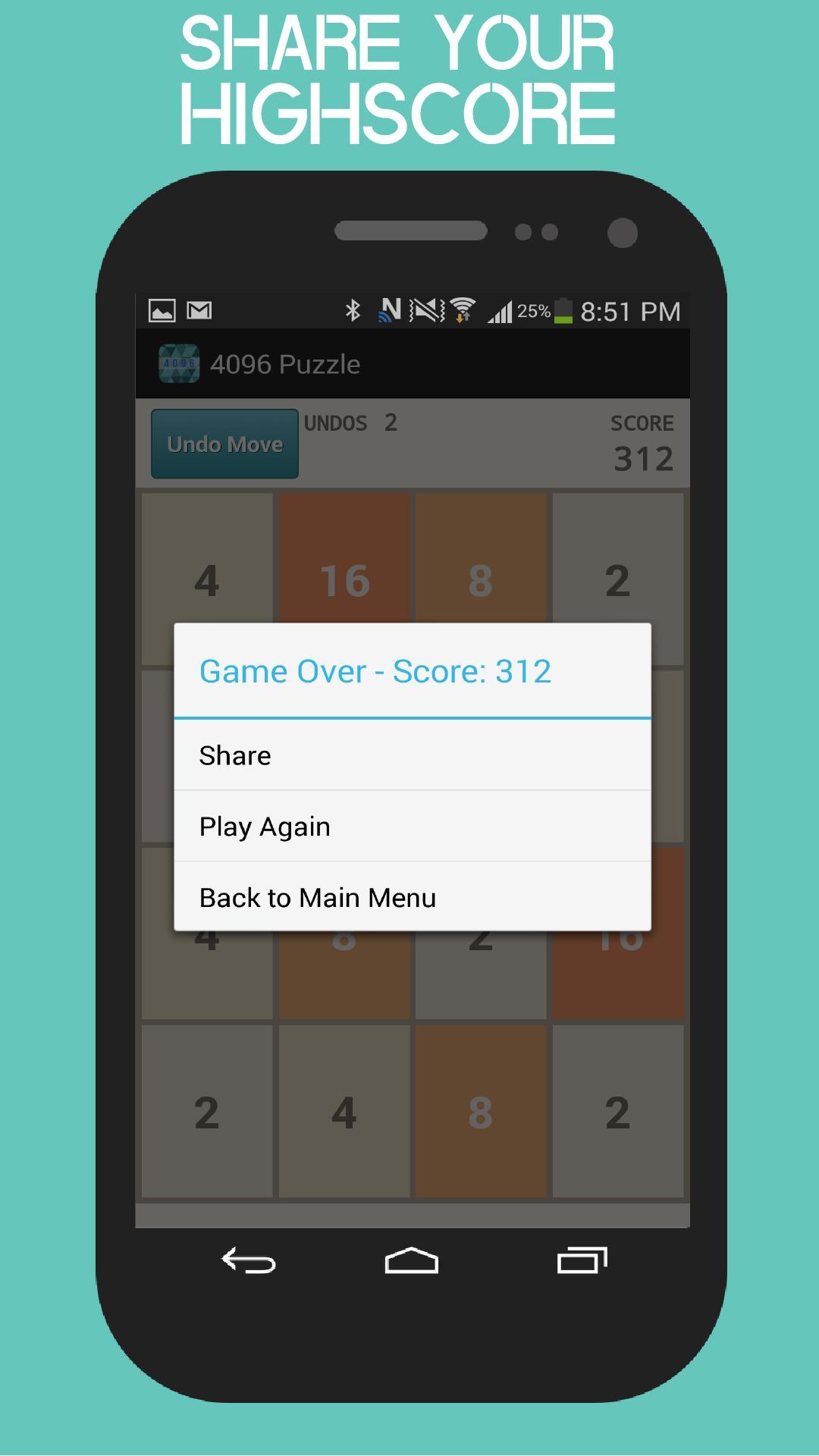 4096 Puzzle:2048x2