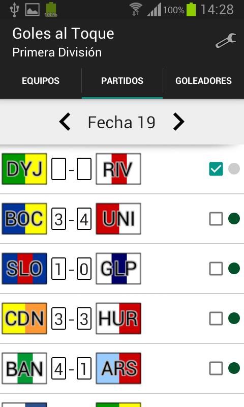 Goles al Toque