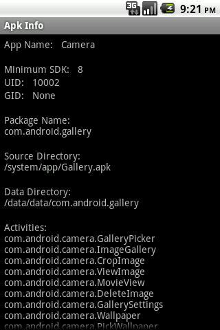 Apk Info free