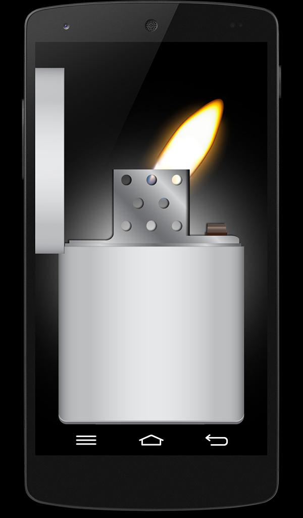 Virtual cigarette lighter prank