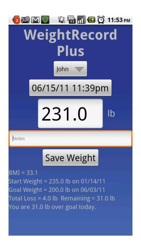 WeightRecord