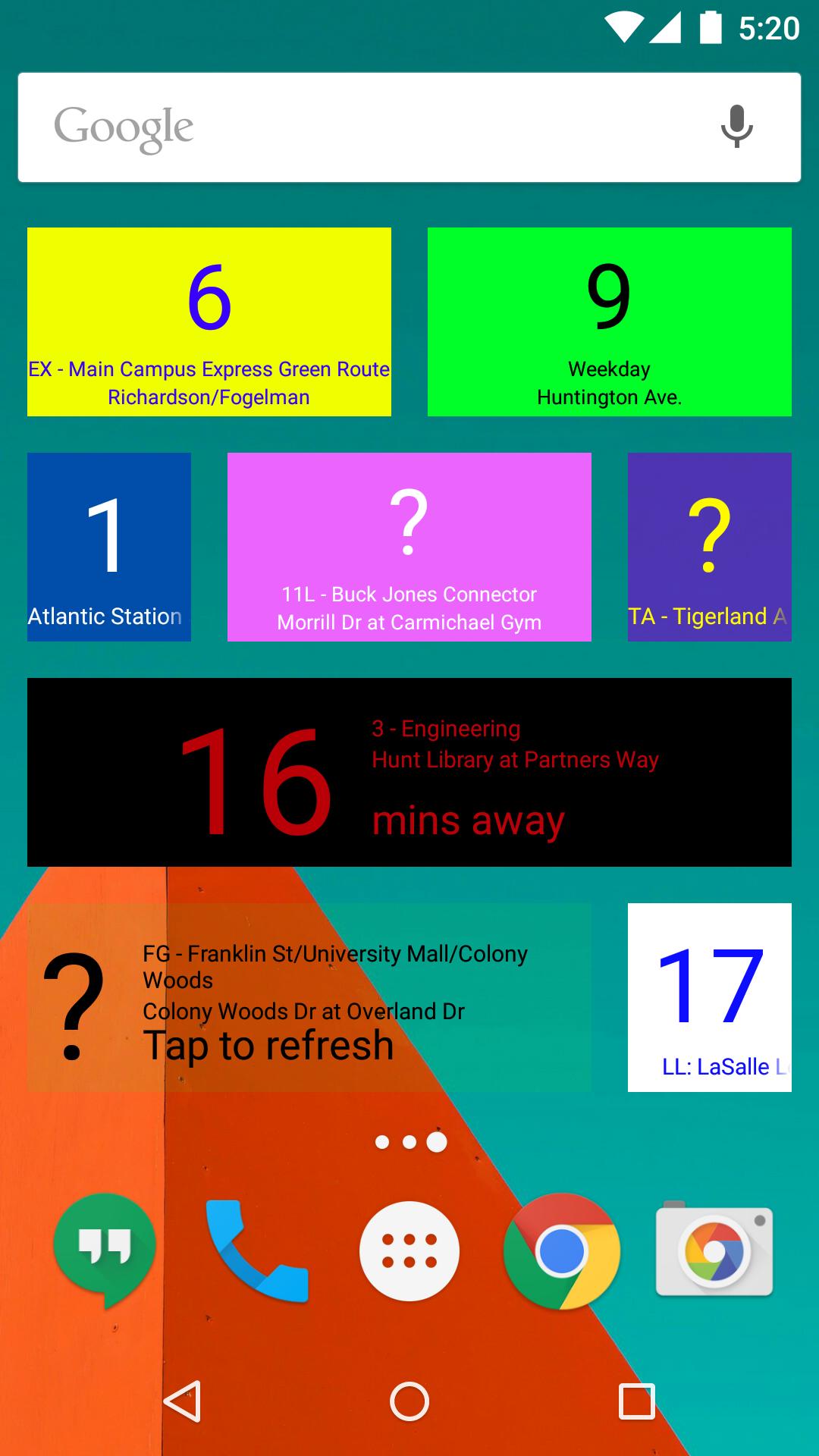 TransLoc Widget