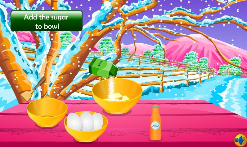 Christmas Sponge Cake Cooking