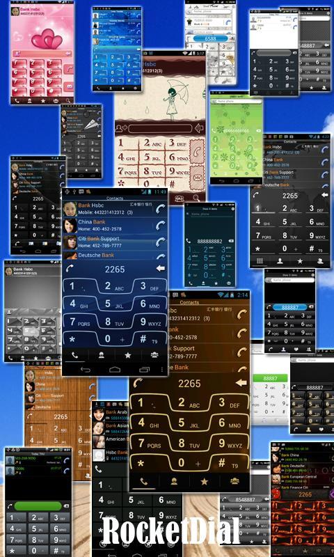 Rocket Caller ID Space Theme