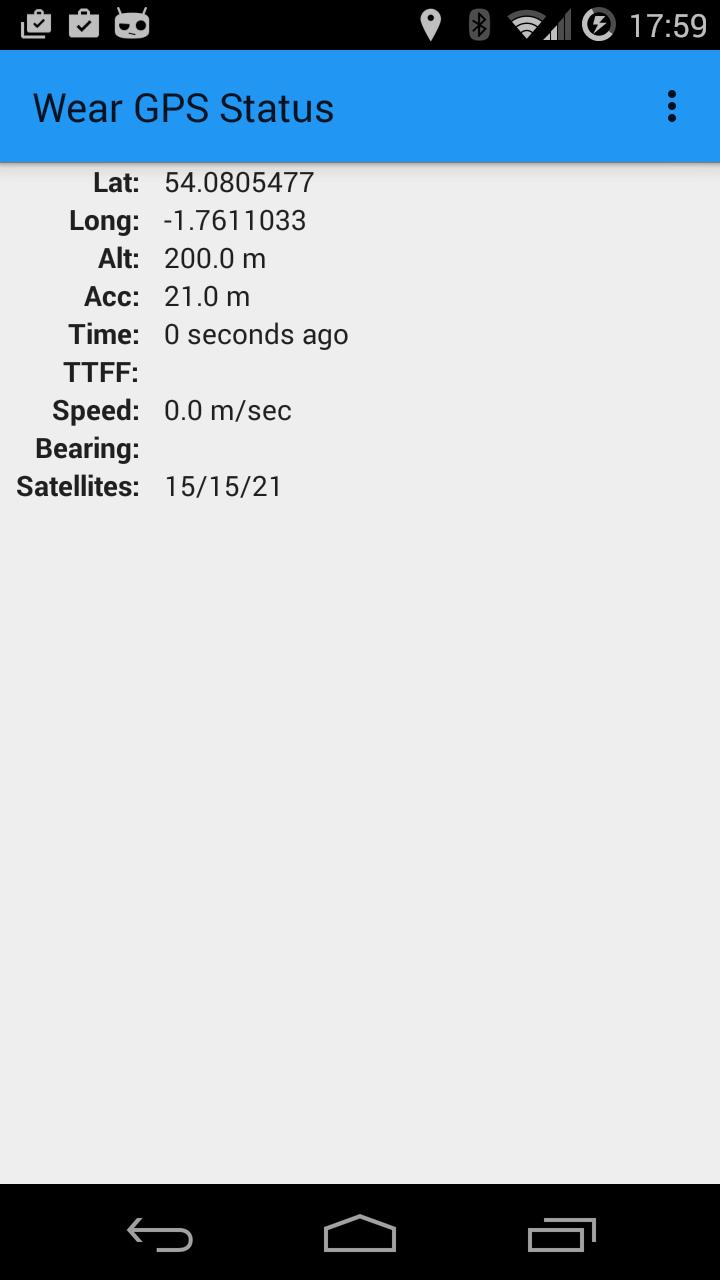 Wear GPS Status