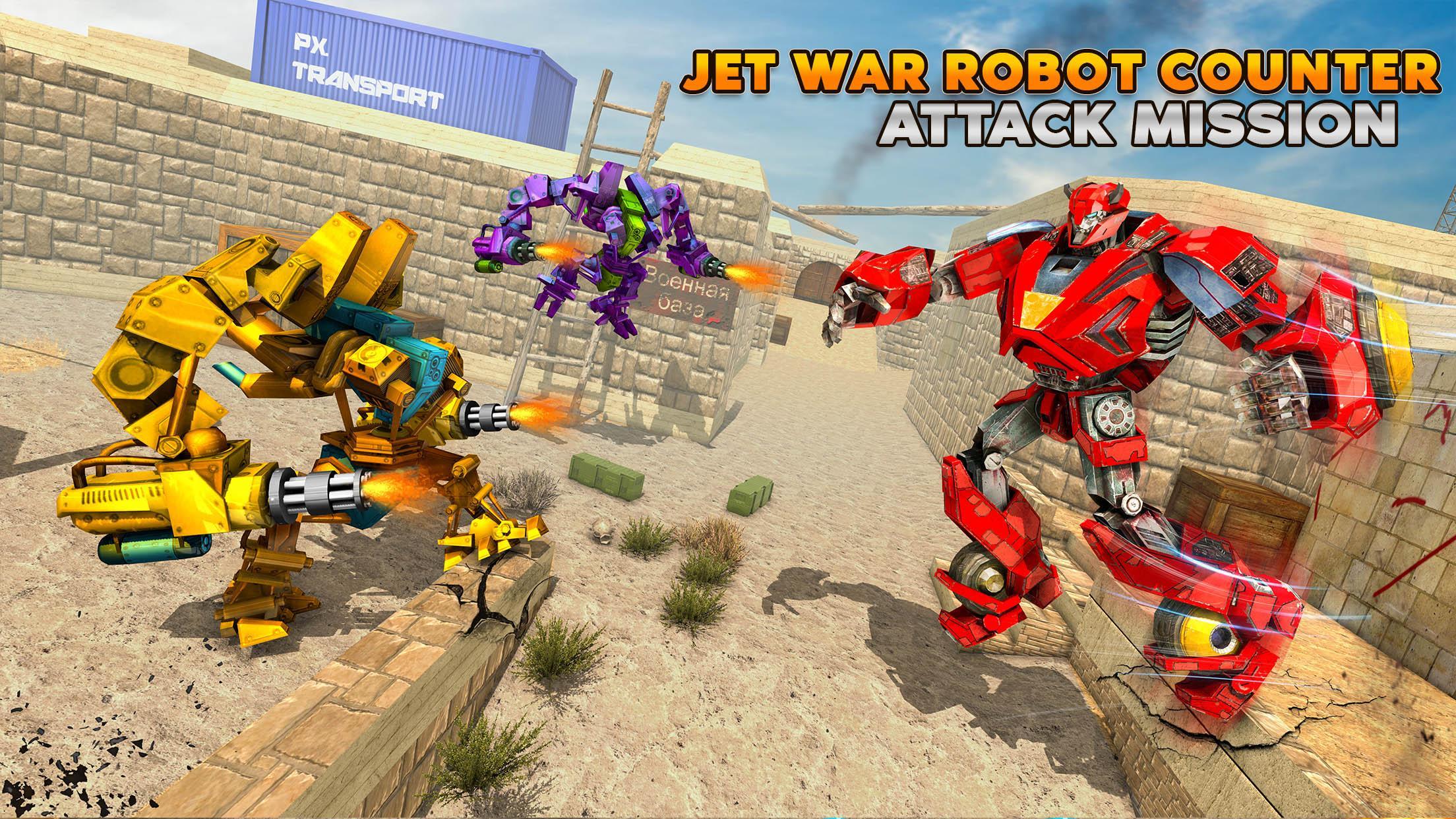 Flying Jet Robot Transform Airplane Robot Games
