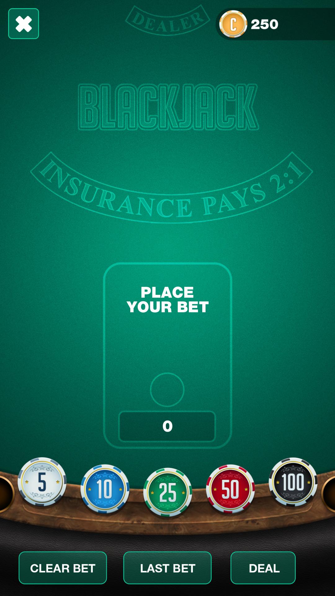 BlackJack Cards 21