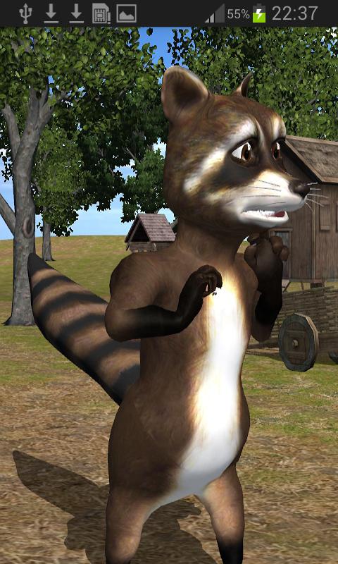 Talking Raccoon Rascal Free
