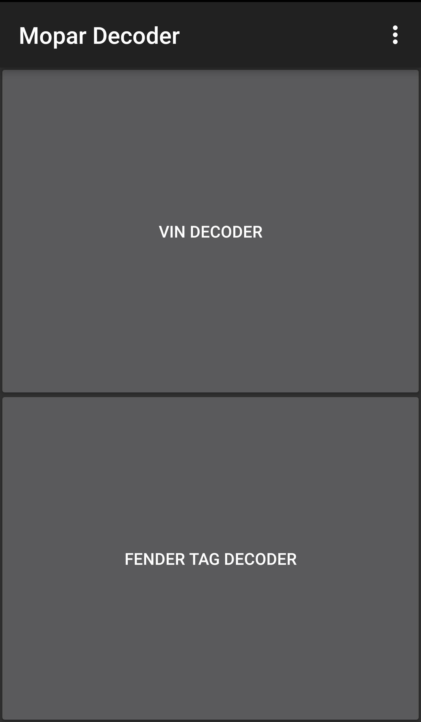 Mopar Decoder