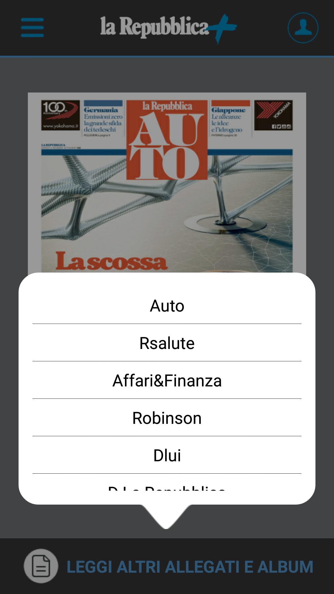 la Repubblica + per smartphone
