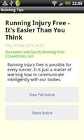 Running Tips