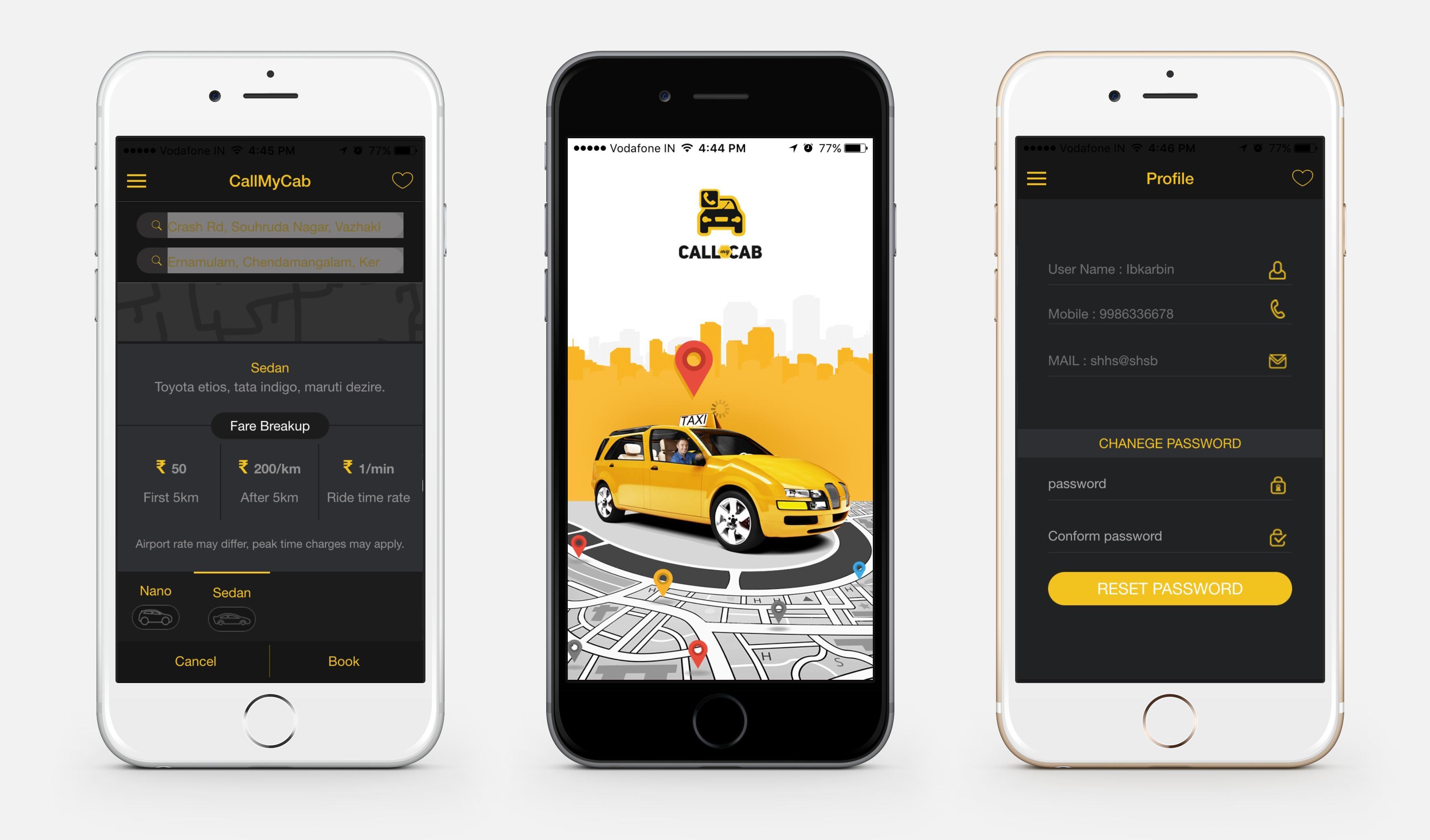 Call My Cab - User