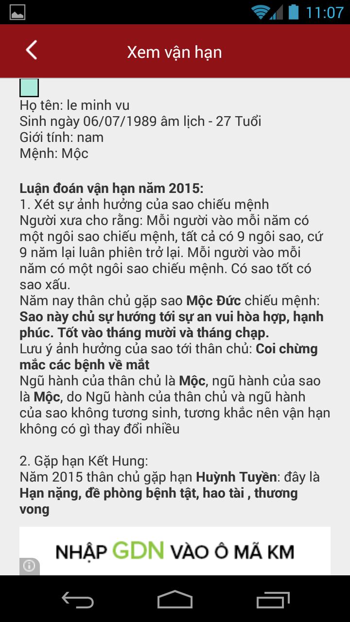 Xem Boi Tu Vi 2016