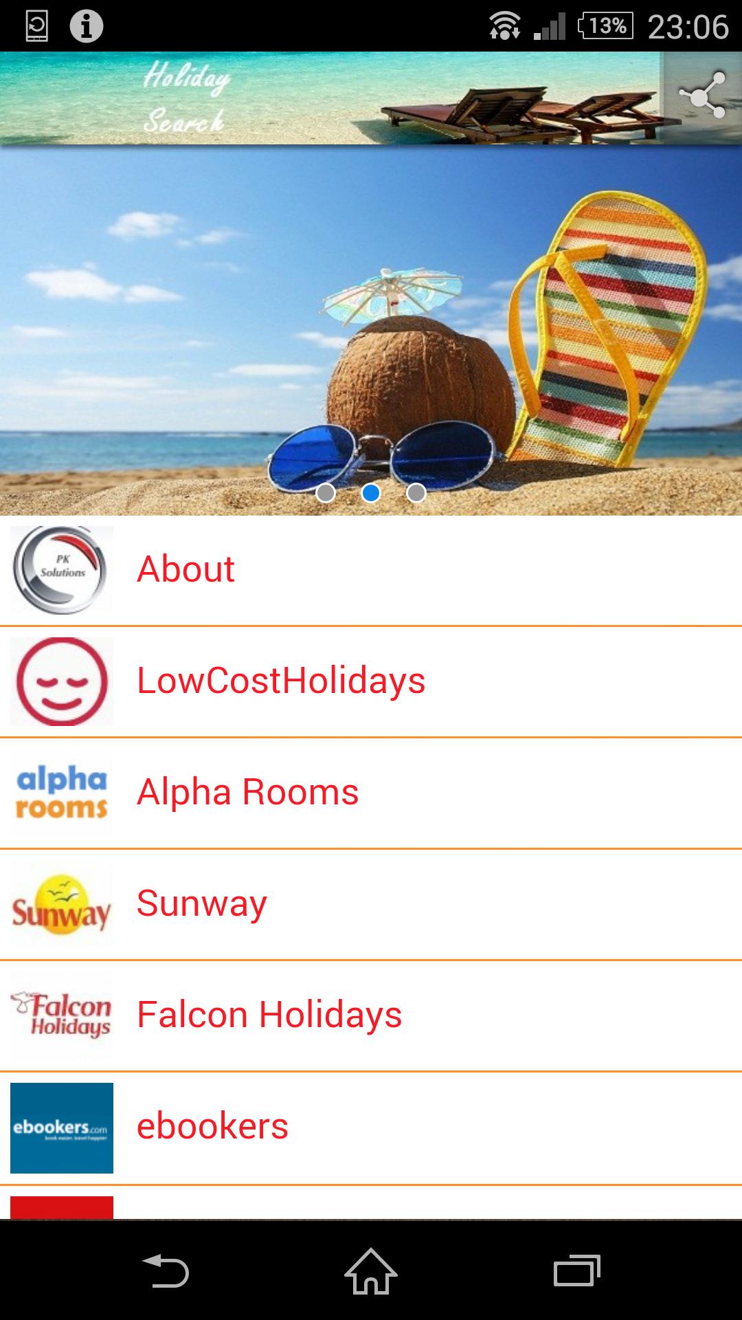 Holiday Search