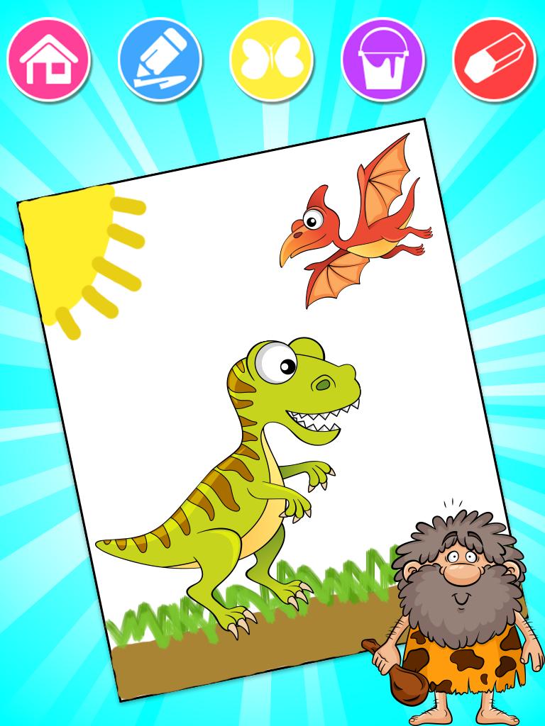 Dinosaurs Coloring Pages 2