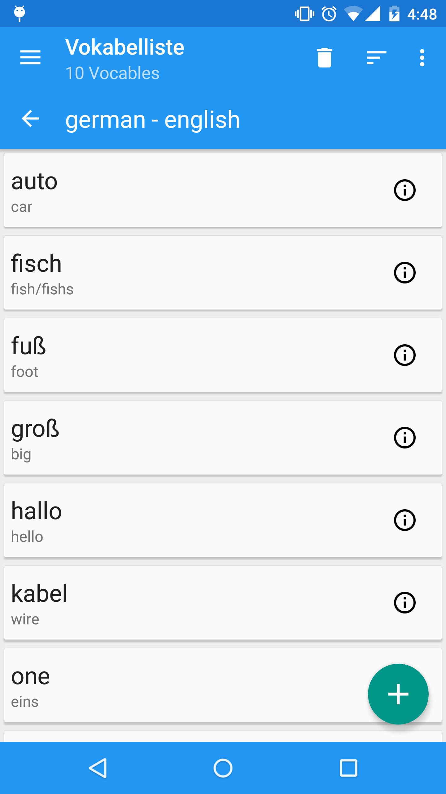 Vocabletrainer