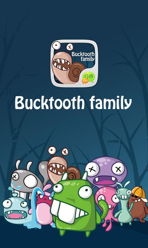 GO SMS Pro BuckTooth Sticker