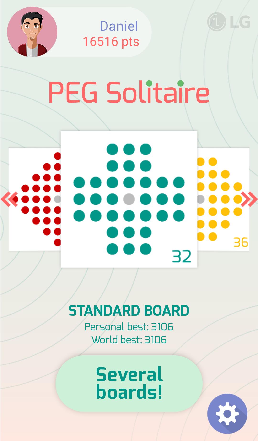 LG Peg Solitaire