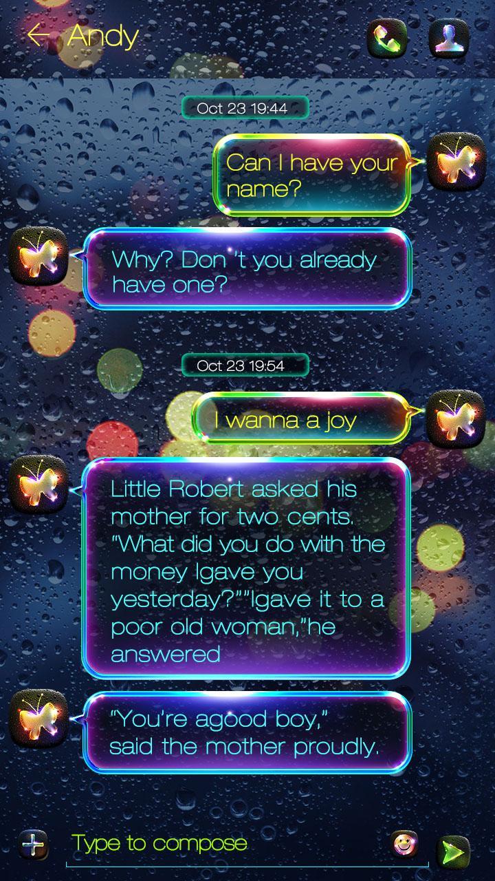 (FREE) GO SMS LUMINOUS THEME