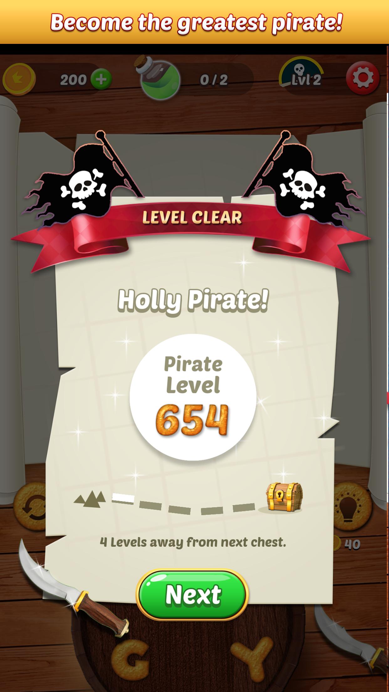 Word Pirate: word cookies search game