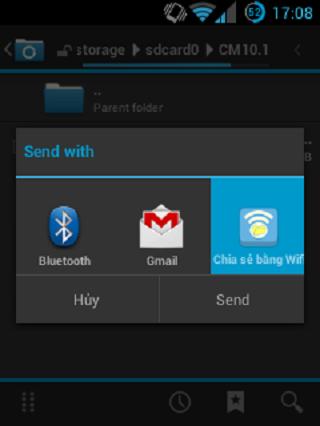 Share Via Wifi
