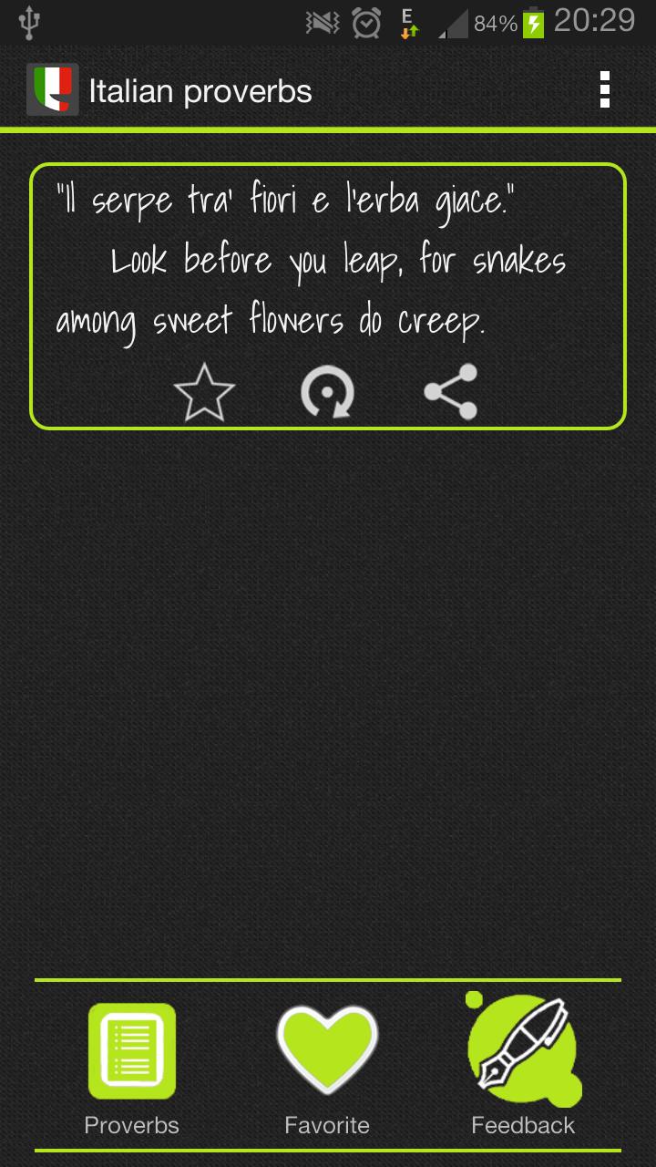 Italian Proverbs