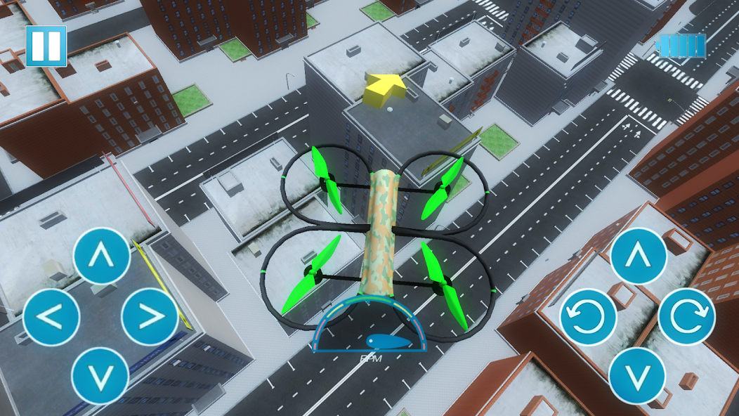 Drone lander simulator 3d