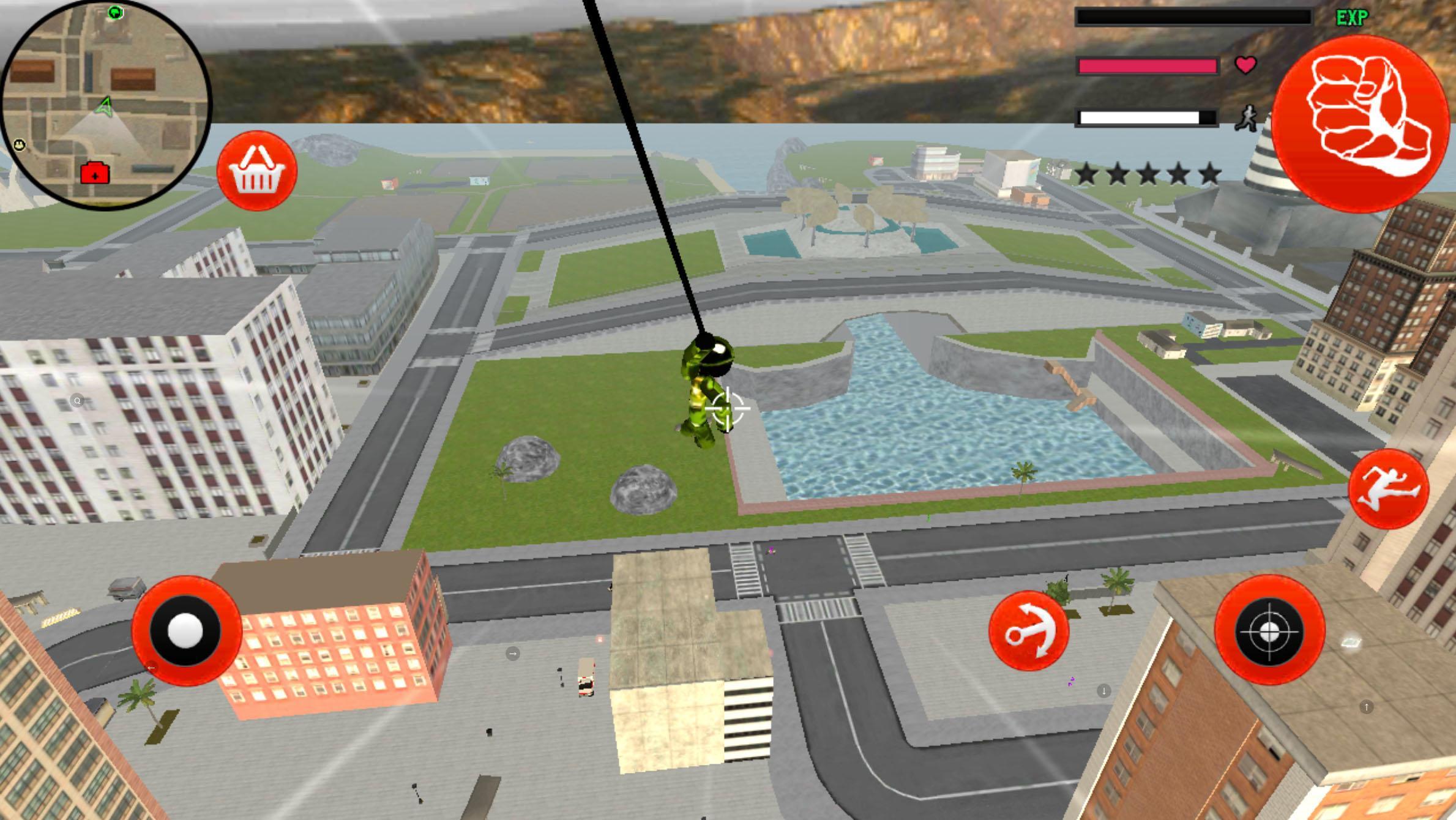 Army Counter Stickman Rope Hero Crime OffRoad