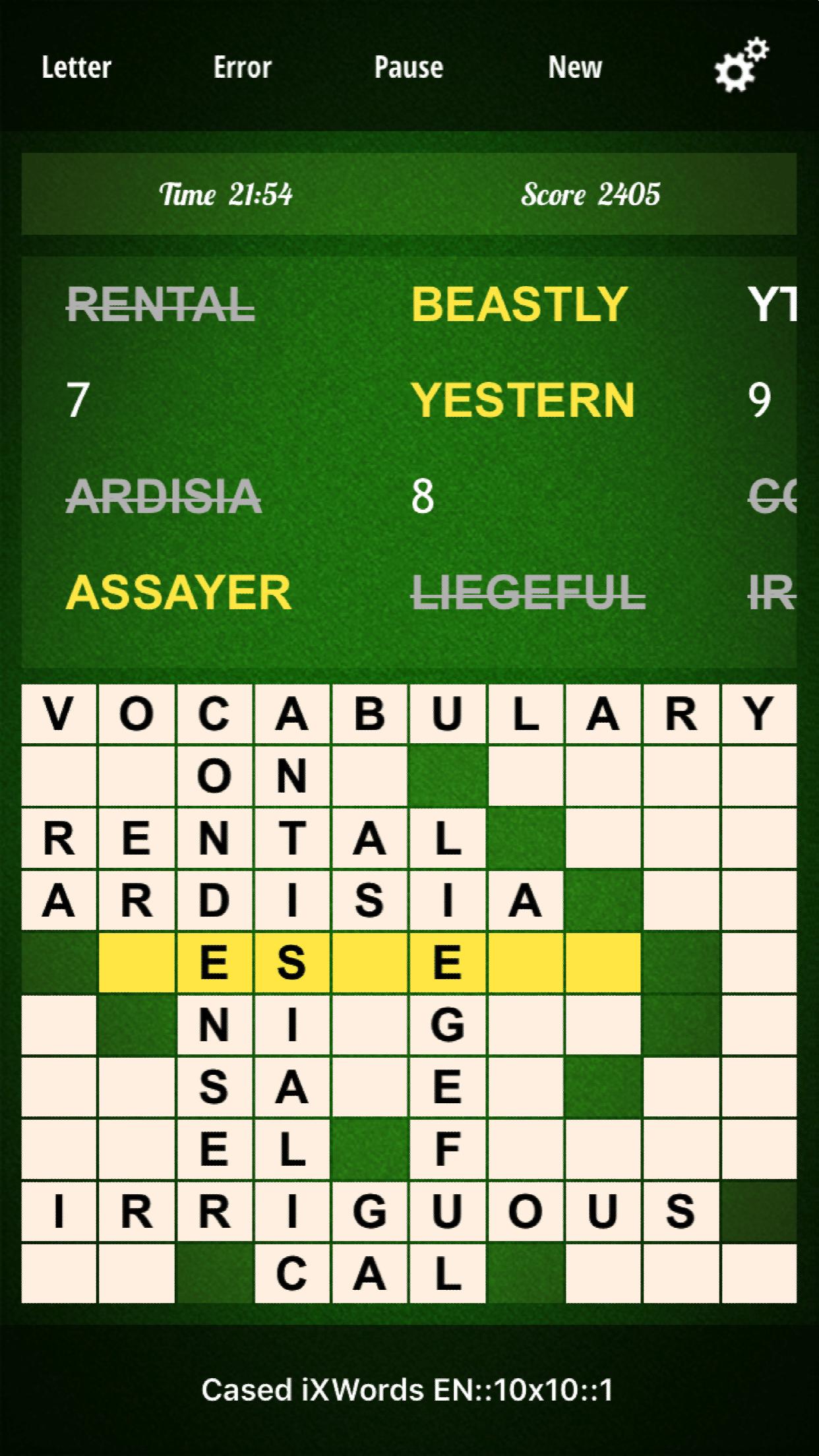 iXWords
