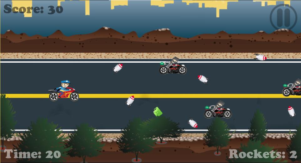 Police vs Thief : Moto