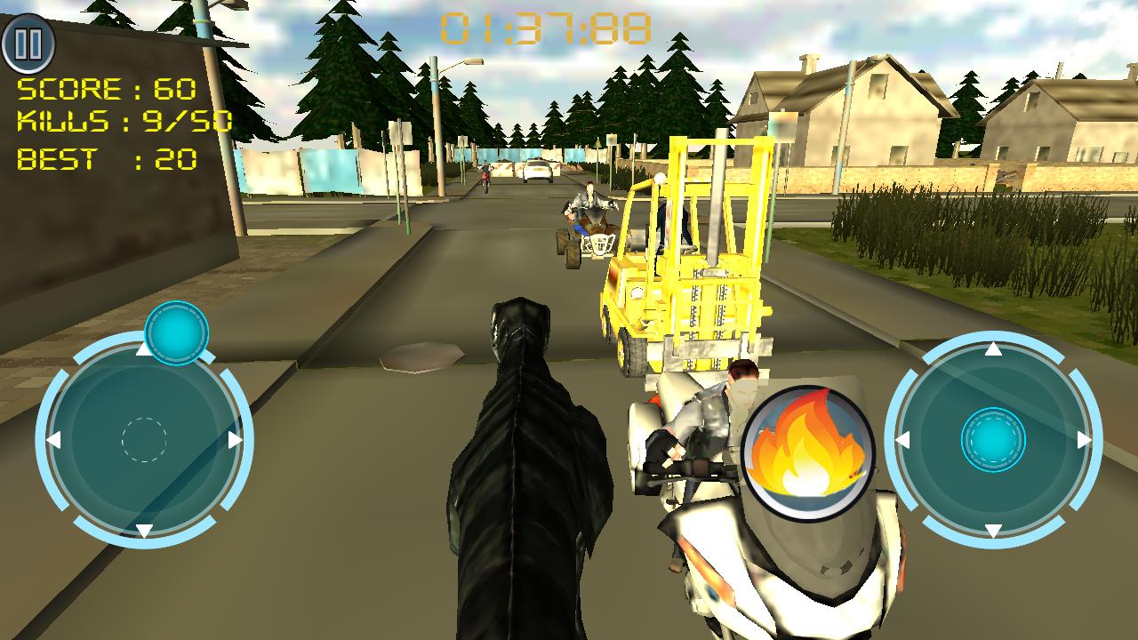 Dino Traffic Attack:Simulation