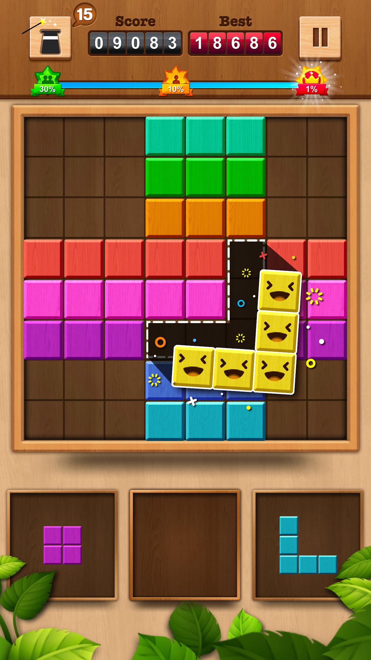 Wood Color Block