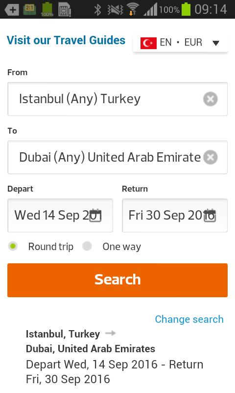 Turkey Flights