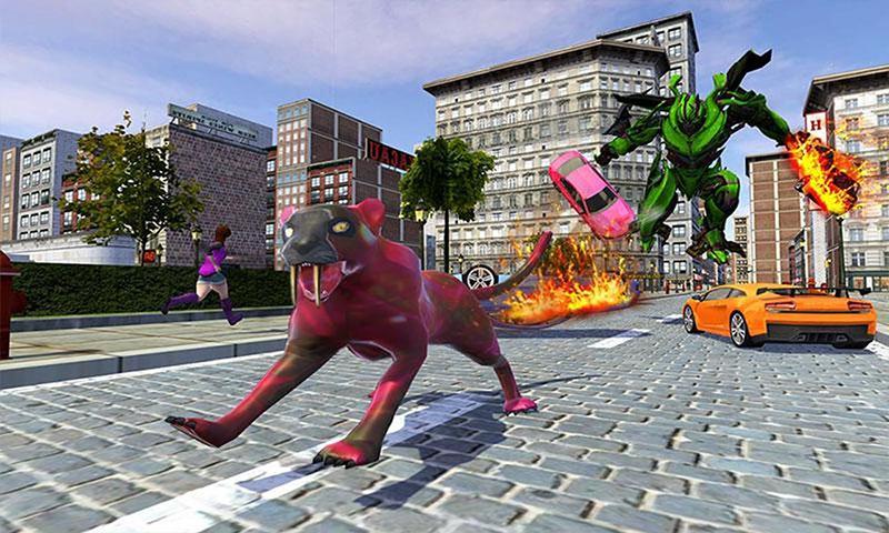 Multi Panther Robot Hero: Grand Robot City Battle