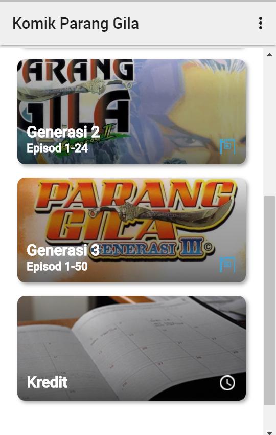 Komik Parang Gila