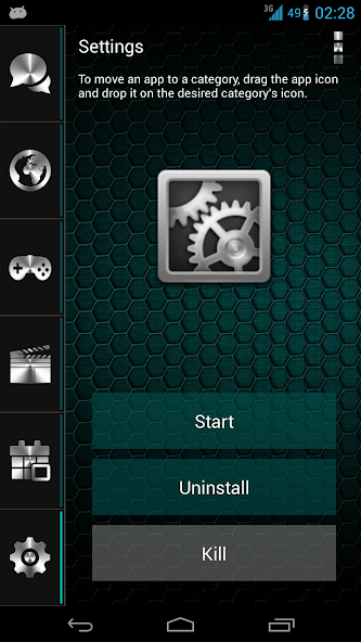 Metal Theme for Smart Launcher