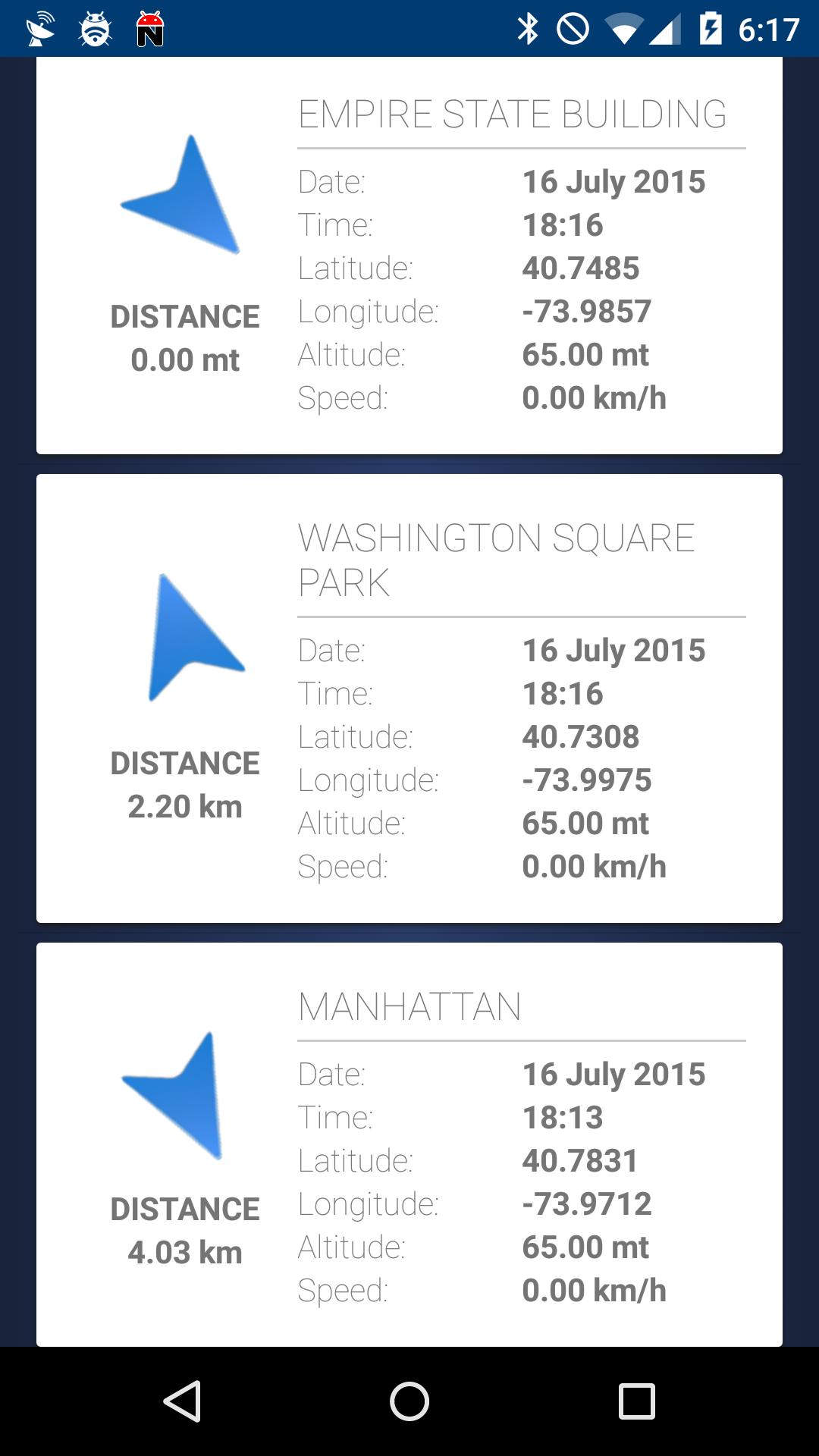 GPS Status