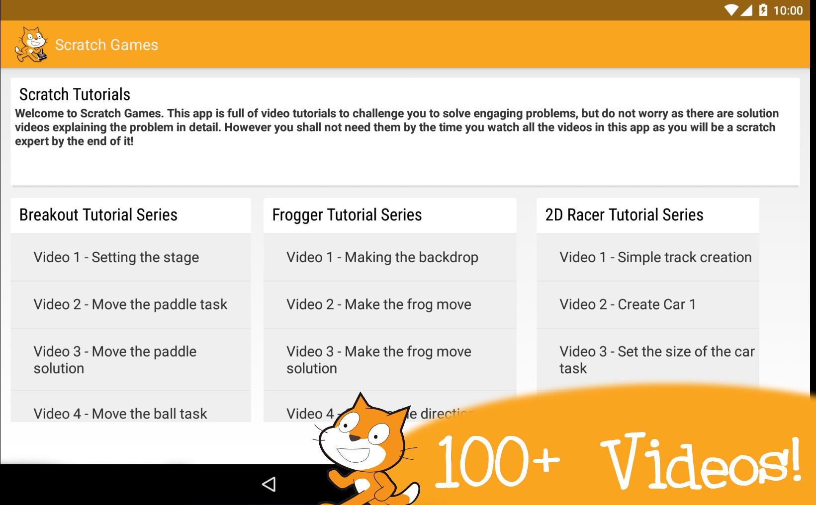 Scratch Tutorials