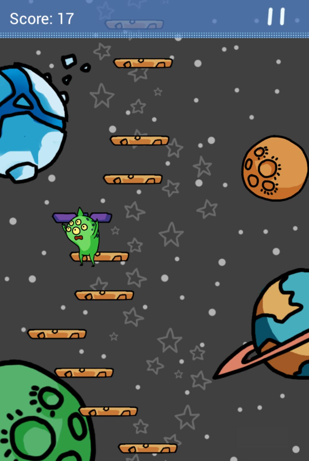 Jumping Alien